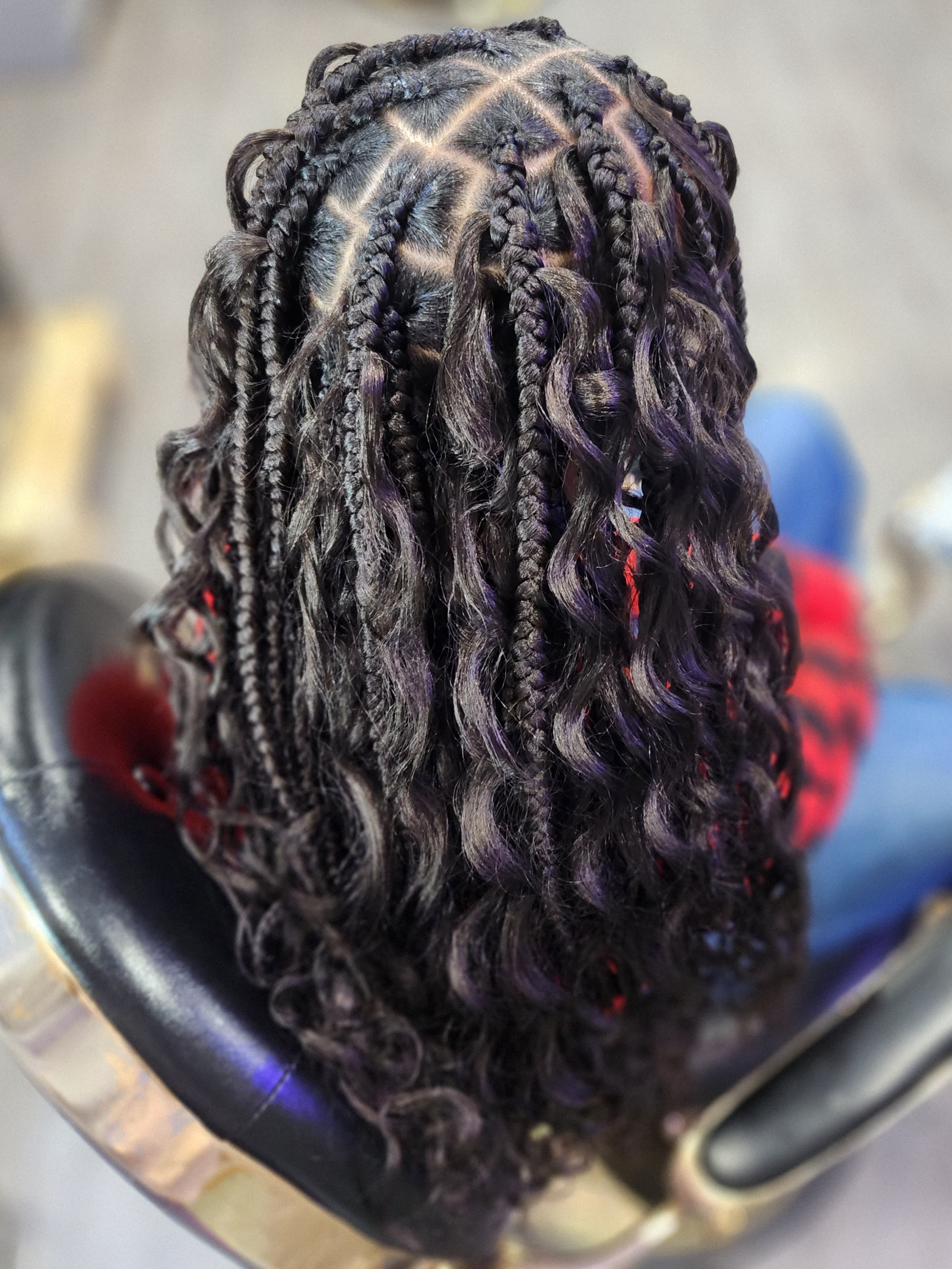 Knotless-braids photo